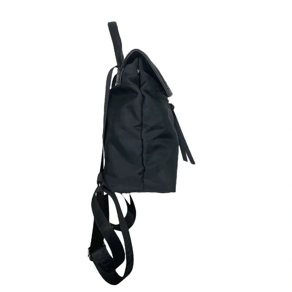 Botkier Black Nylon and Leather Backpack